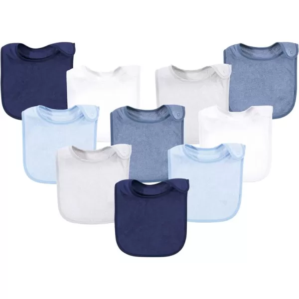 Hudson Baby unisex-baby Rayon from Bamboo Terry Bibs