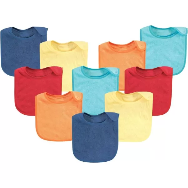 Hudson Baby unisex-baby Rayon from Bamboo Terry Bibs