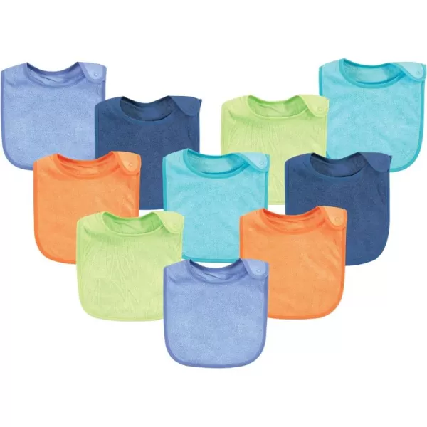 Hudson Baby unisex-baby Rayon from Bamboo Terry Bibs