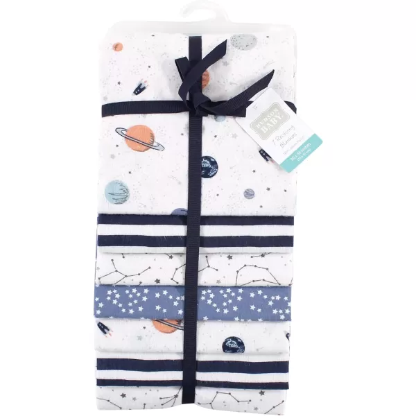 Hudson Baby Unisex Baby Cotton Flannel Burp Cloths, Lemons, One Size