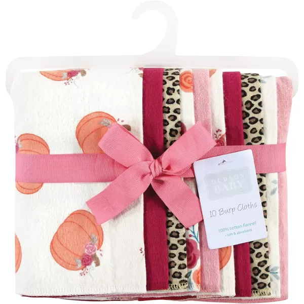 Hudson Baby Unisex Baby Cotton Flannel Burp Cloths, Lemons, One Size