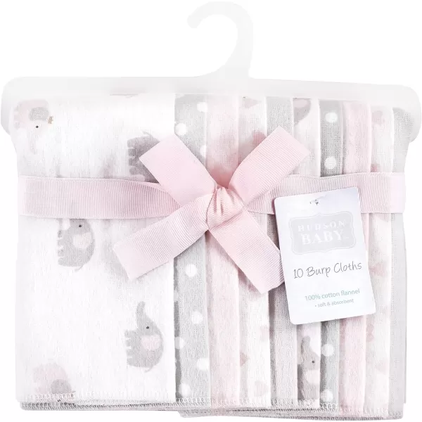 Hudson Baby Unisex Baby Cotton Flannel Burp Cloths, Lemons, One Size