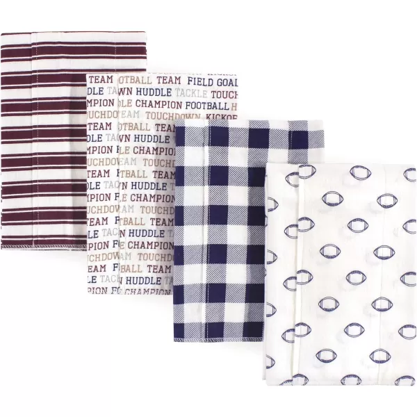 Hudson Baby Unisex Baby Cotton Flannel Burp Cloths, Lemons, One Size