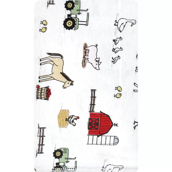 Hudson Baby Unisex Baby Cotton Flannel Burp Cloths, Lemons, One Size