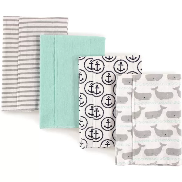 Hudson Baby Unisex Baby Cotton Flannel Burp Cloths, Lemons, One Size