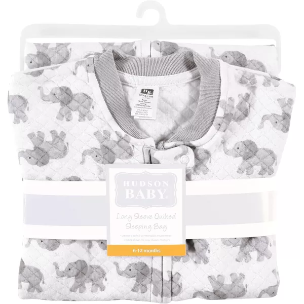 Hudson Baby Unisex BabyPremium Quilted Long Sleeve Sleeping Bag and Wearable Blanket