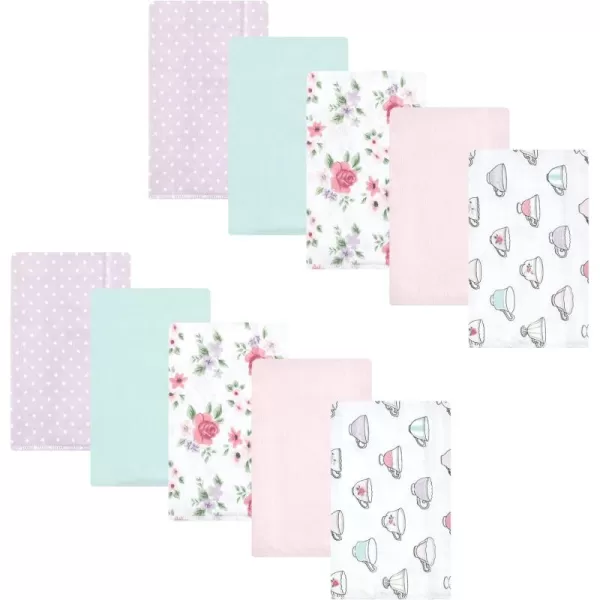 Hudson Baby Unisex Baby Cotton Flannel Burp Cloths, Lemons, One Size