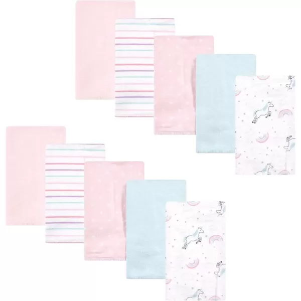 Hudson Baby Unisex Baby Cotton Flannel Burp Cloths, Lemons, One Size