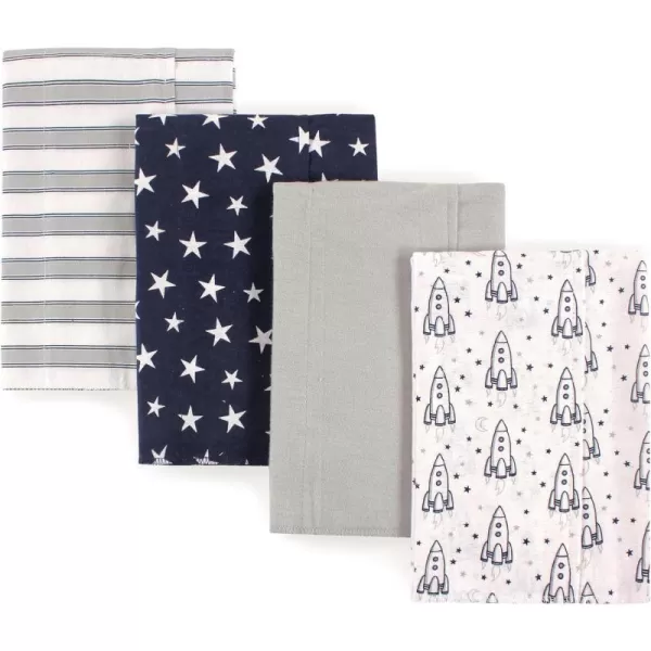 Hudson Baby Unisex Baby Cotton Flannel Burp Cloths, Lemons, One Size