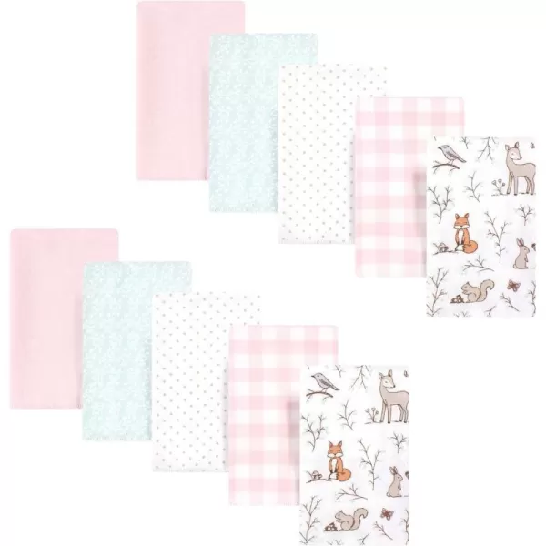 Hudson Baby Unisex Baby Cotton Flannel Burp Cloths, Lemons, One Size