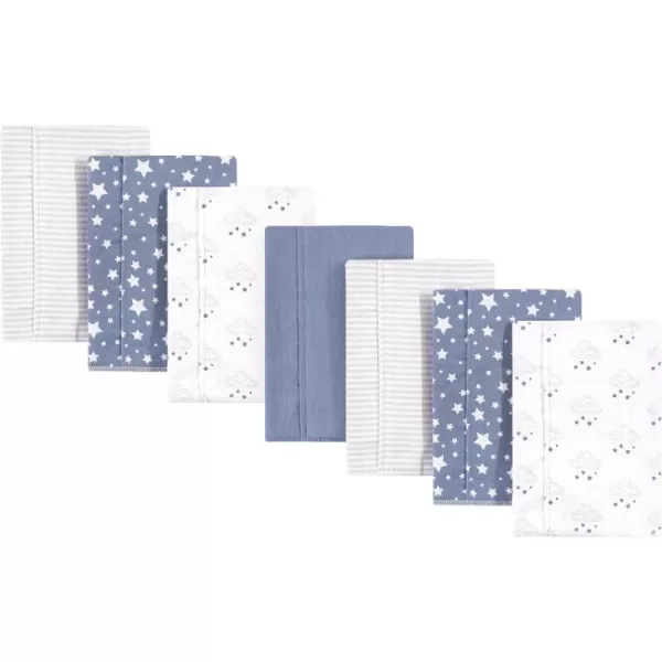 Hudson Baby Unisex Baby Cotton Flannel Burp Cloths, Lemons, One Size