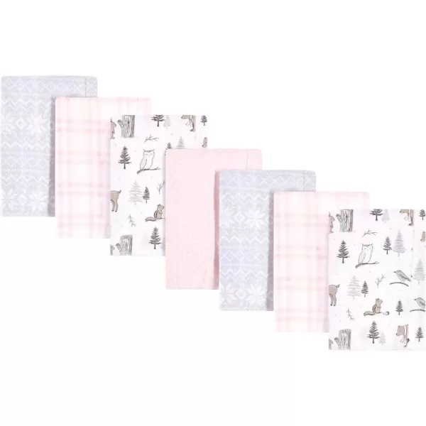 Hudson Baby Unisex Baby Cotton Flannel Burp Cloths, Lemons, One Size