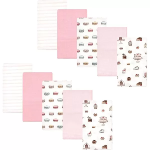 Hudson Baby Unisex Baby Cotton Flannel Burp Cloths, Lemons, One Size