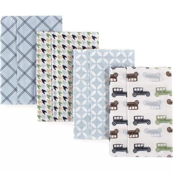 Hudson Baby Unisex Baby Cotton Flannel Burp Cloths, Lemons, One Size