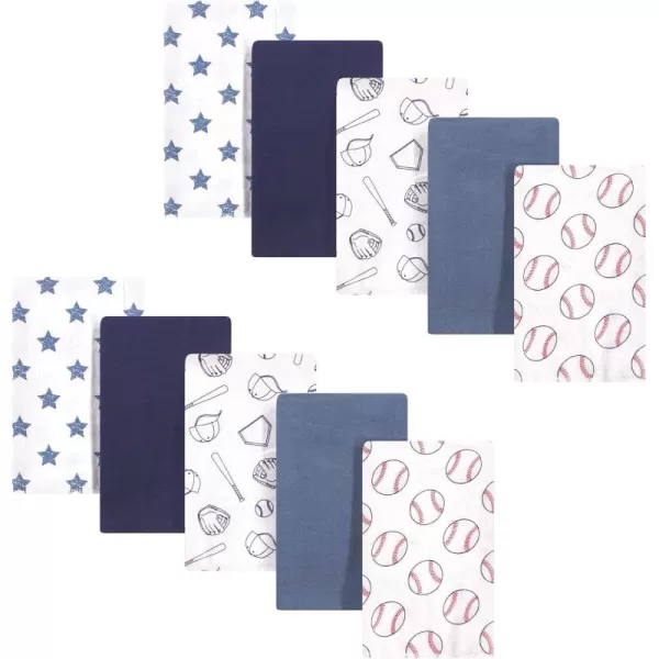 Hudson Baby Unisex Baby Cotton Flannel Burp Cloths, Lemons, One Size