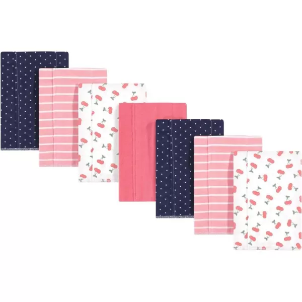 Hudson Baby Unisex Baby Cotton Flannel Burp Cloths, Lemons, One Size