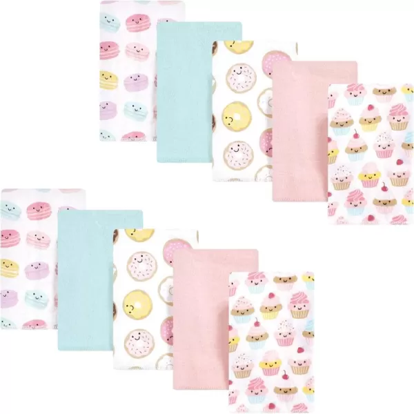 Hudson Baby Unisex Baby Cotton Flannel Burp Cloths, Lemons, One Size