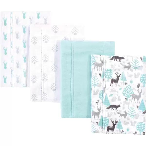 Hudson Baby Unisex Baby Cotton Flannel Burp Cloths, Lemons, One Size