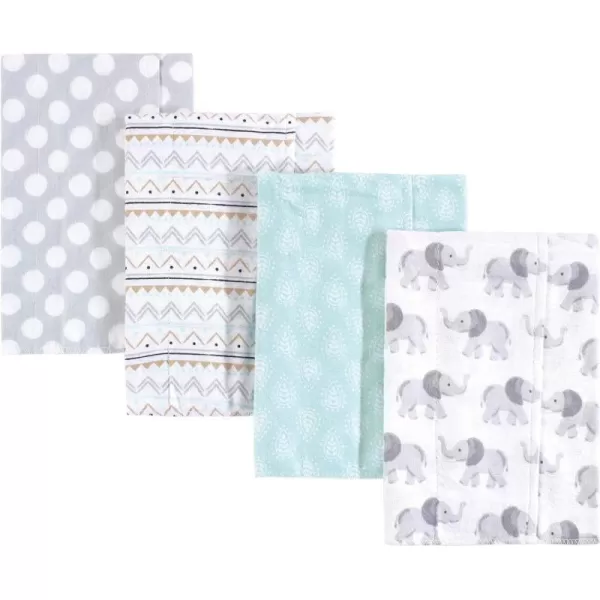 Hudson Baby Unisex Baby Cotton Flannel Burp Cloths, Lemons, One Size