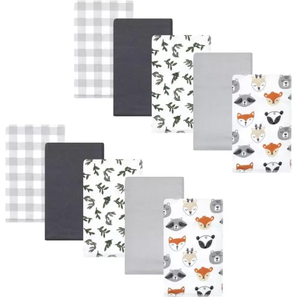 Hudson Baby Unisex Baby Cotton Flannel Burp Cloths, Lemons, One Size