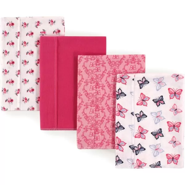 Hudson Baby Unisex Baby Cotton Flannel Burp Cloths, Lemons, One Size