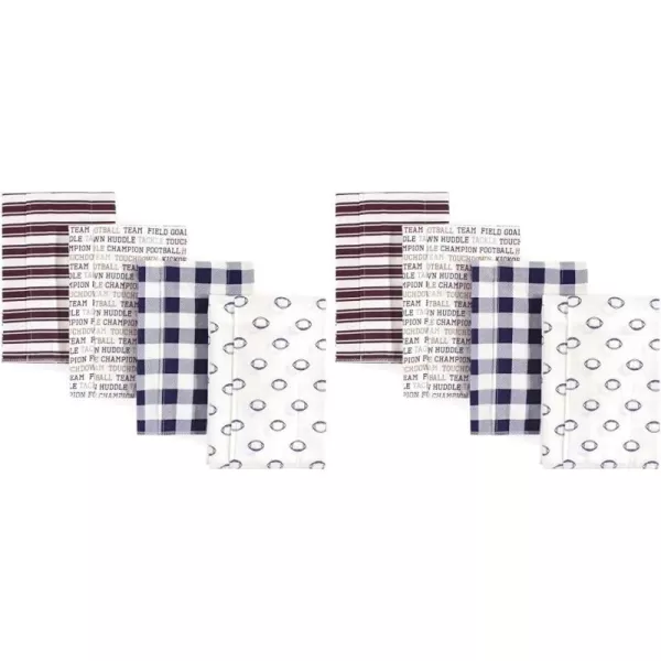 Hudson Baby Unisex Baby Cotton Flannel Burp Cloths, Lemons, One Size