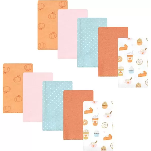 Hudson Baby Unisex Baby Cotton Flannel Burp Cloths, Lemons, One Size