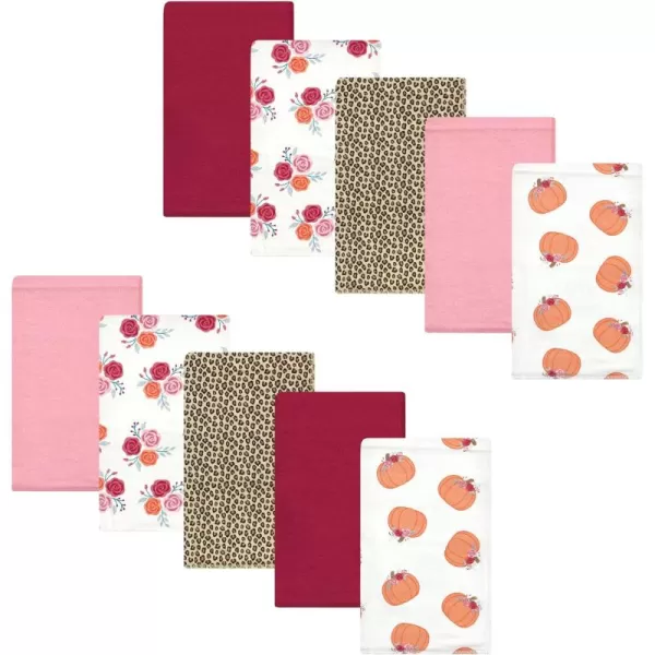 Hudson Baby Unisex Baby Cotton Flannel Burp Cloths, Lemons, One Size