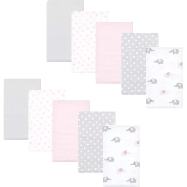 Hudson Baby Unisex Baby Cotton Flannel Burp Cloths, Lemons, One Size