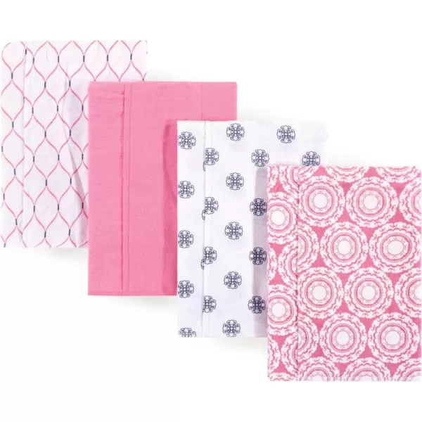 Hudson Baby Unisex Baby Cotton Flannel Burp Cloths, Lemons, One Size