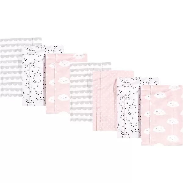 Hudson Baby Unisex Baby Cotton Flannel Burp Cloths, Lemons, One Size