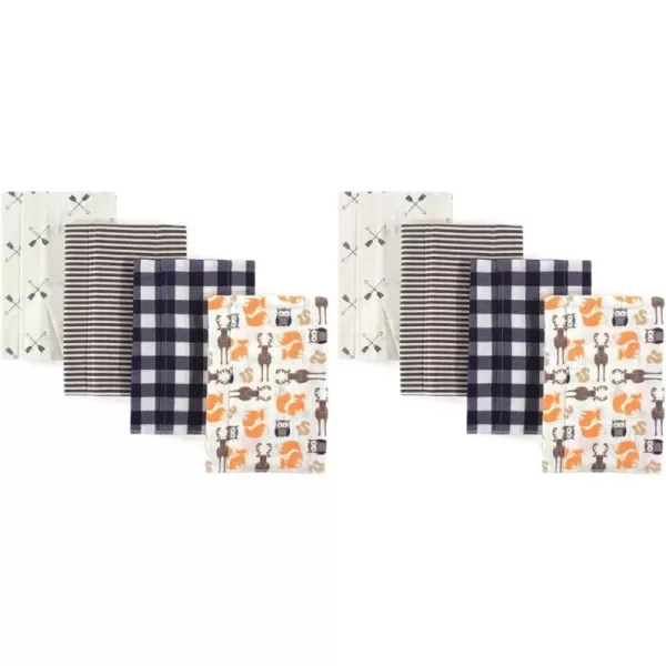 Hudson Baby Unisex Baby Cotton Flannel Burp Cloths, Lemons, One Size