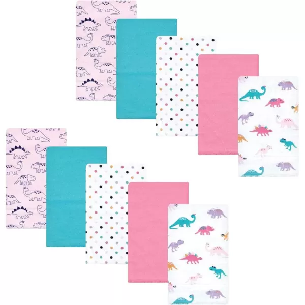 Hudson Baby Unisex Baby Cotton Flannel Burp Cloths, Lemons, One Size