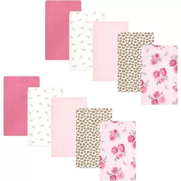 Hudson Baby Unisex Baby Cotton Flannel Burp Cloths, Lemons, One Size