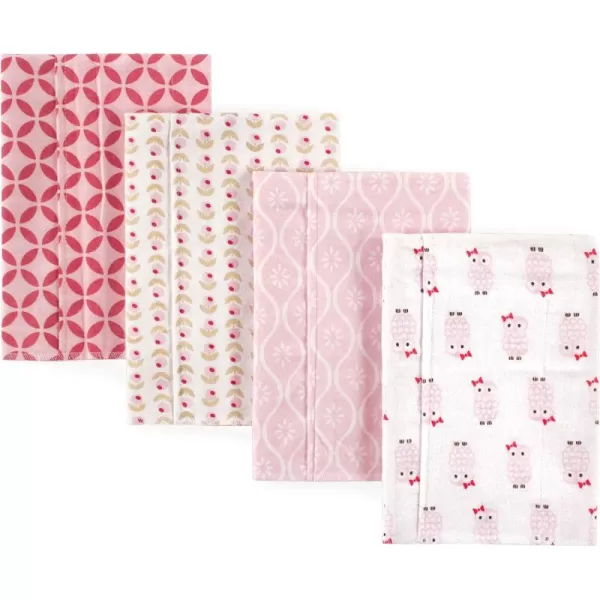 Hudson Baby Unisex Baby Cotton Flannel Burp Cloths, Lemons, One Size