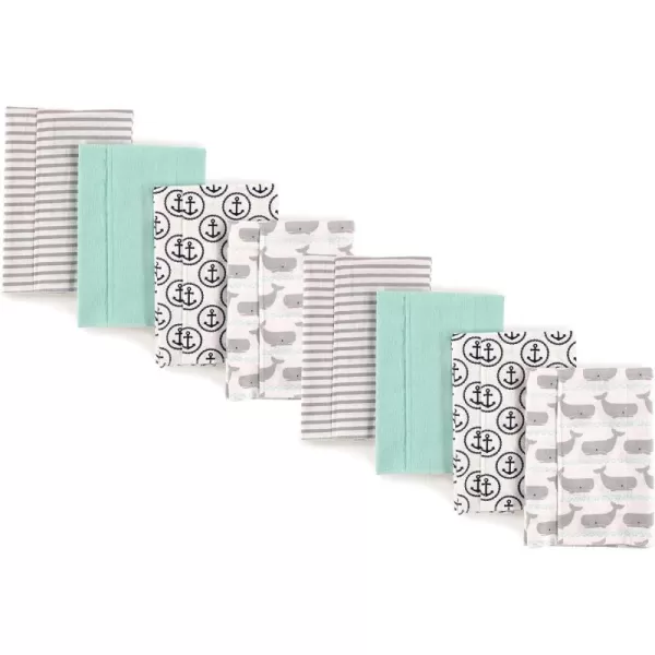 Hudson Baby Unisex Baby Cotton Flannel Burp Cloths, Lemons, One Size