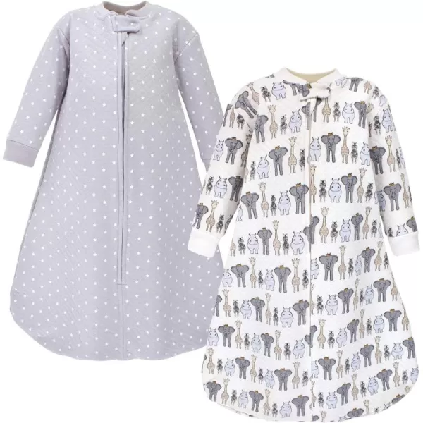 Hudson Baby Unisex BabyPremium Quilted Long Sleeve Sleeping Bag and Wearable Blanket