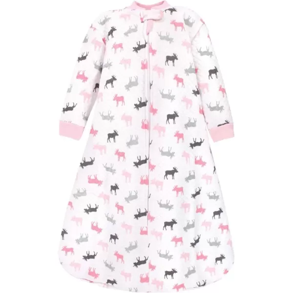 Hudson Baby Unisex BabyPremium Quilted Long Sleeve Sleeping Bag and Wearable Blanket