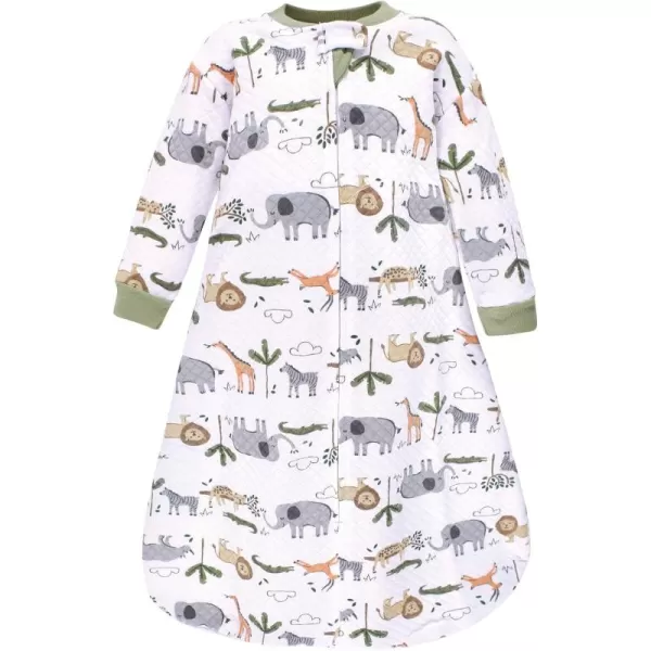 Hudson Baby Unisex BabyPremium Quilted Long Sleeve Sleeping Bag and Wearable Blanket