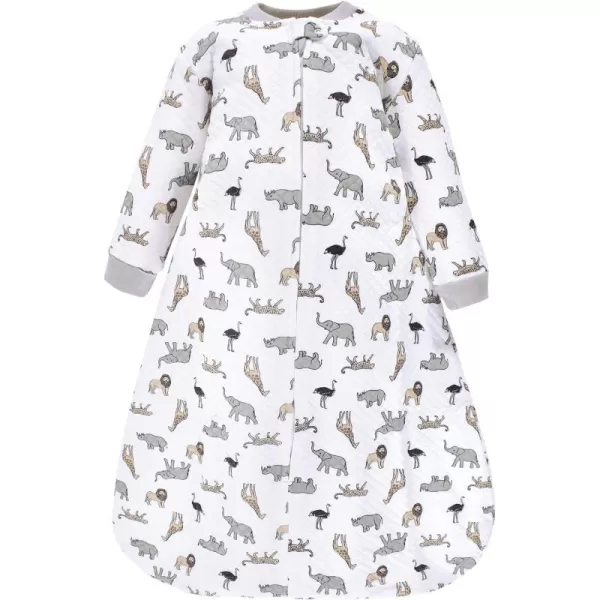 Hudson Baby Unisex BabyPremium Quilted Long Sleeve Sleeping Bag and Wearable Blanket