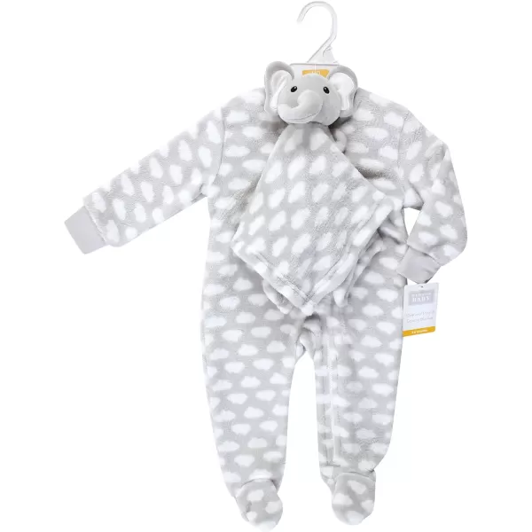 Hudson Baby Baby Girls' Flannel Plush Sleep and Play and Security Toy