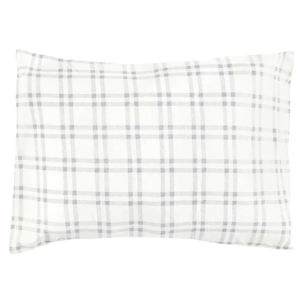 Hudson Baby Unisex Baby and Toddler Cotton Toddler Pillow Case, Heather Light Blue Cloud, One Size