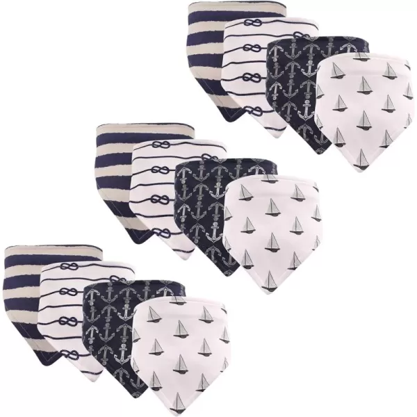 Hudson Baby Unisex Baby Cotton Bandana Bibs