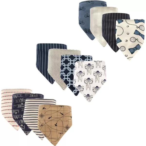 Hudson Baby Unisex Baby Cotton Bandana Bibs