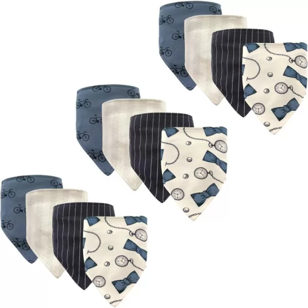 Hudson Baby Unisex Baby Cotton Bandana Bibs