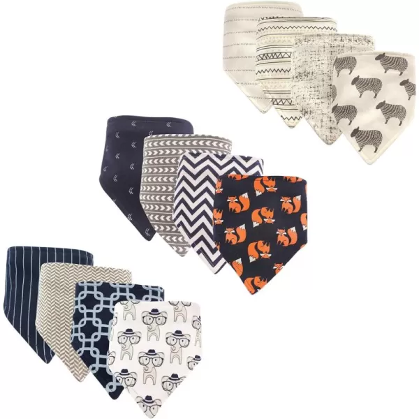 Hudson Baby Unisex Baby Cotton Bandana Bibs