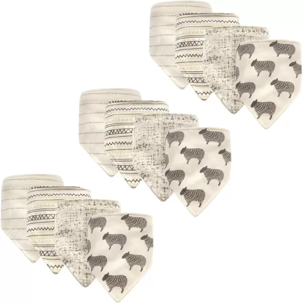 Hudson Baby Unisex Baby Cotton Bandana Bibs