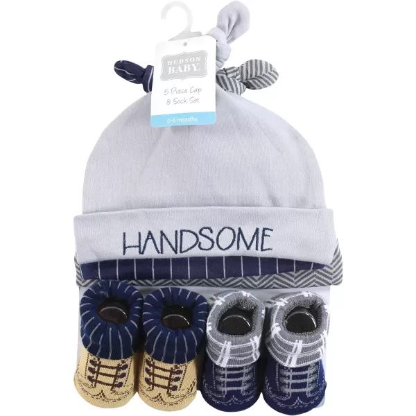 Hudson Baby Baby Girls' Cap and Socks Set