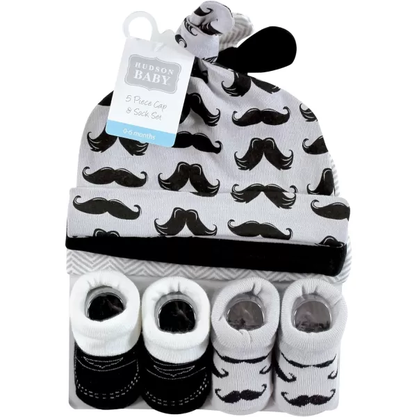 Hudson Baby Baby Girls' Cap and Socks Set