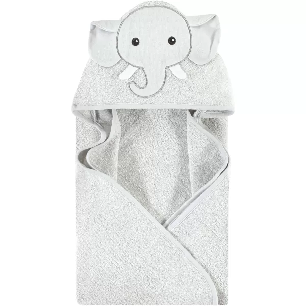 Hudson Baby Unisex Baby Cotton Animal Face Hooded Towel, Miss Penguin, One Size